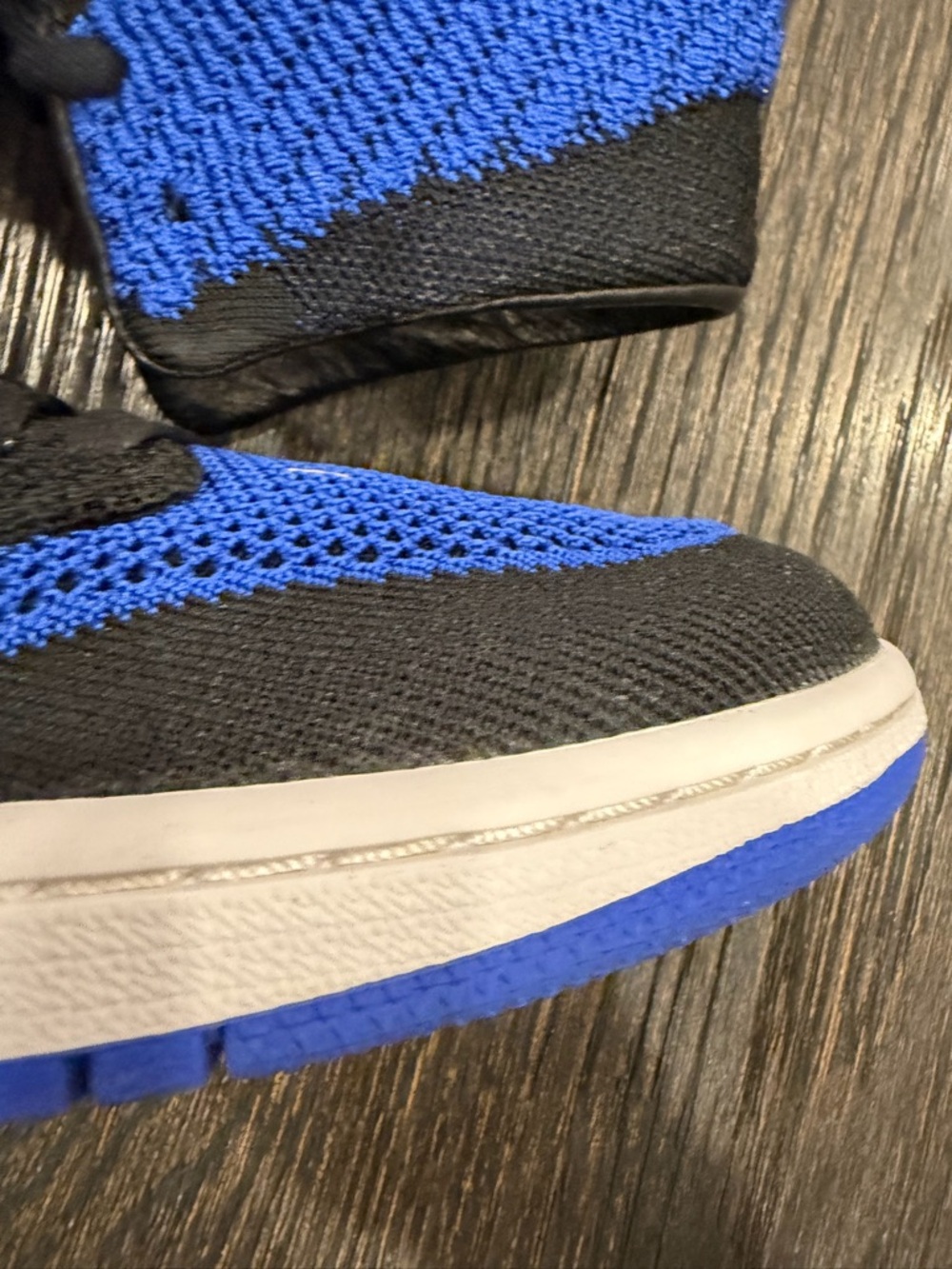 Air Jordan 1 Retro High OG Flyknit “Royal” - Men’s Size 10 - Picture 3 of 11
